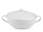 Zuppiera In Porcellana Bone China Lt 1,86, Marca H&H, Avorio
