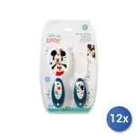 12x Set Spazzole E Pettine Per Bambini, Marca Lulabi, Topolino