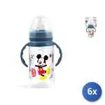 6x Biberon 270 Ml Con I Manici Con Tettarella In Silicone, Lulabi