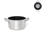 Casseruola Antiaderente Media 2 Manici Ballarini Ø28Cm Lt9,2