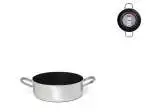 Casseruola Antiaderente Bassa 2 Manici Ballarini Ø24Cm Lt3,6