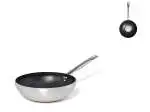 Padella Wok Alta Con 1 Manico Ballarini Professionale Ø28Cm