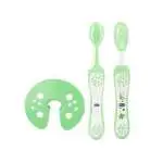 6x Set igiene orale Chicco, modello 00006961000000, Verde, per apprendimento