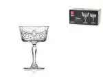 Rcr Set 6 Bicchieri In Vetro Trasparente, Cl38, Per Champagne