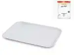 Confezione di 2 vassoi in cartone di forma rettangolare di cm 43x33