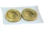 108x Tappi Per Barattoli Di Vetro Bormioli, 70Mm, Oro