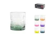 Confezione 6 Bicchieri In Vetro Brillante, Colori Assortiti, 34Cl