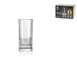 Confezione 6 Bicchieri In Vetro Trasparente Brillante Hb, 37Cl