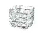 Confezione 6 Coppette In Vetro Trasparente Clickclack, 87X780Mm