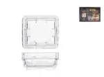 Confezione 6 Coppette In Vetro Trasparente Clickclack, 75X70Mm