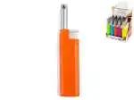 25x Accendigas Elfin A Fiamma Regolabile Inox E Plastica Colori Assortiti