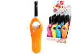 24x Accendigas Hole Summer Con Fiamma Regolabile In Plastica E Metallo