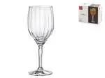 Set 6 Calici Florian Vetro Piede Trasparente Per Vino Bianco 38Cl