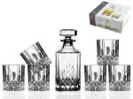 Servizio di 7 pezzi ideali per il whisky in vetro modello Opera