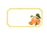 10x Confezione 60 Etichette Adesive Per Confetture, Carta, Bianco