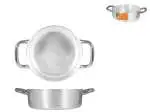 Casseruola 2 Manici Bassa In Alluminio Tender Cm24