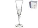 6x Calici In Vetro Trasparente Melodia Per Flute Cl16