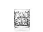 6x Bicchieri In Vetro Trasparente Decorato Tattoo Dof Cl33,7
