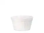 12x Coppette Corolla Small In Vetro Opale Bianco Cm 9X5 H Cl 17,8