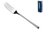12x Forchette In Acciaio Inox Da Tavola Trumpet, Argento