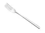 12x Forchette In Acciaio Inox Da Tavola Synthesis, Argento