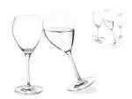 Set di 2 calici in vetro trasparente di ml 390