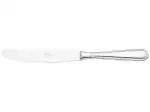 6x Coltelli Da Tavola Byron Manico Cavo In Acciaio Inox Cm25, Argento