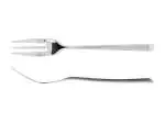 12x Forchettine In Acciaio Inox Da Dolce Trumpet, Argento
