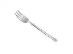 12x Forchettine In Acciaio Inox Da Dolce 3 Piani Synthesis, Argento
