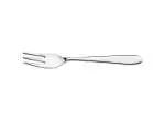12x Forchettine Da Dolce Con 3 Punte Ritz In Acciaio Inox, Argento