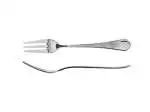 12x Forchettine Per Dolce In Acciaio Inox Rialto, Argento