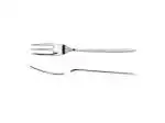 12x Forchettine Da Dolce Stile In Acciaio Inox, Argento