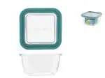 Frigoverre Future In Vetro Trasparente Con Tappo, Quadrata Cm 14