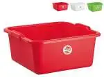 Bacinella Quadra Linea 2 In Polipropilene Colori Assortiti Cm 38X38