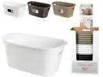 Cesta Elegance Rattan Senza Manico Colore Assortito
