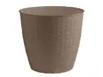 Coprivaso In Plastica 'Natural' Cm24, Tortora