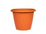 Vaso In Plastica Venezia, Color Terracotta, 35Cm