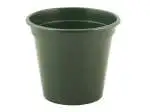 10x Vasi Per Fiori Garden In Polipropilene Verde, 14Cm