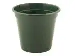 10x Vasi Per Fiori Garden In Polipropilene Verde, 20Cm
