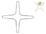 Riduttore per gas con filo inox modello Magnum cm 27