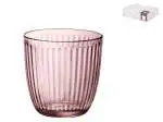 12x Bicchieri In Vetro Line Rosa Per Acqua Cl29