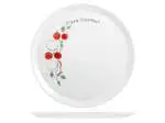 Piatto In Vetro Opale Ronda Pizza Decoro Ingredienti 33,5Cm, Multicolore