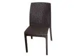 4x Sedia Virginia Bistro Marrone, 47X59X86Cm, Bica
