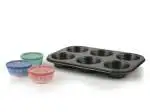 6 stampi  antiaderenti per muffin di cm 27x18