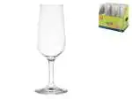 6x Calici In Vetro Trasparente Verso Flute, 22,5Cl