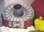 Tortiera a 2 fondi antiaderente modello Rossana di cm 28