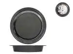 Guardini Tortiera In Metallo Nero Liscia Elite Antiaderente Cm 26
