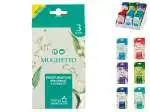 90x Tris Bustine Profumate, Essenze Assortite, Carta
