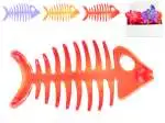 12x Portasapone Home  In Plastica Decoro Fish Colore Assortito