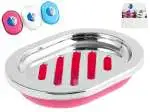 12x Portasapone  Home Cromato In Plastica Colore Assortito